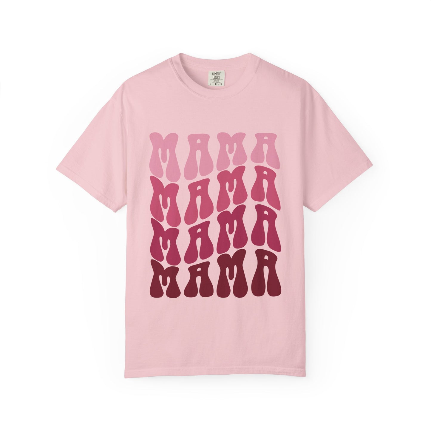 Mama Retro Stack T-Shirt — Vintage Psychedelic Mother's Day Tee