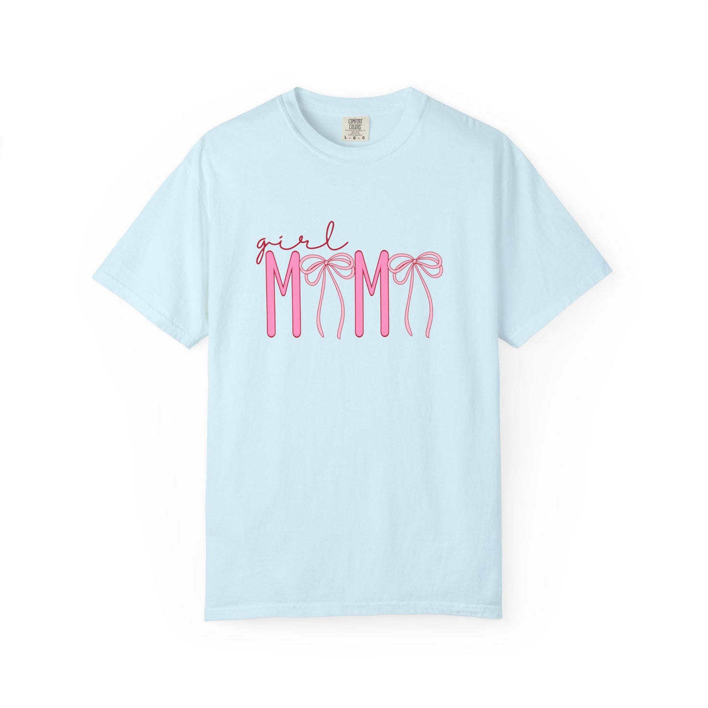 Girl Mom Tee — Pink Ribbon Script Mother's Day T-Shirt