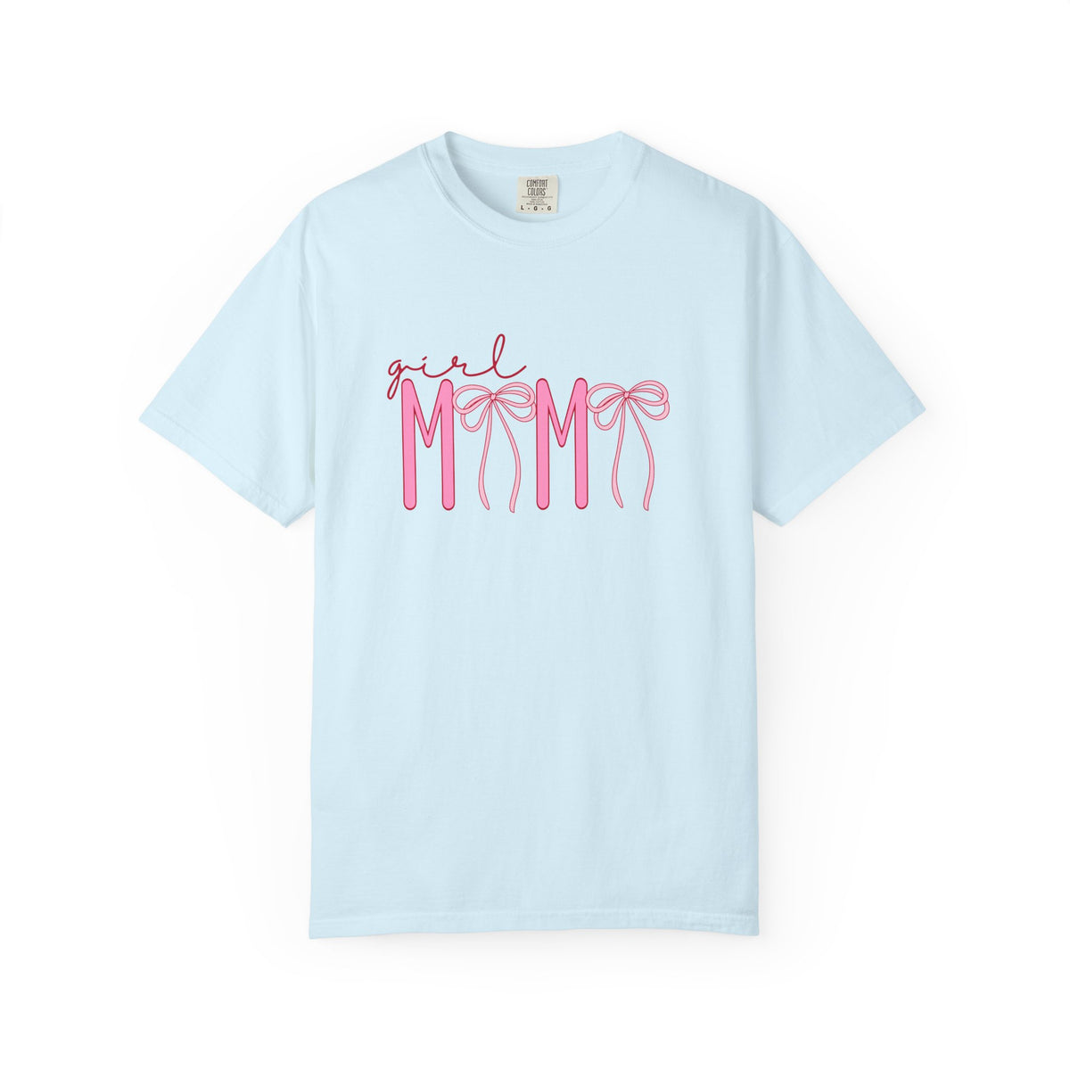 Girl Mom Tee — Pink Ribbon Script Mother's Day T-Shirt