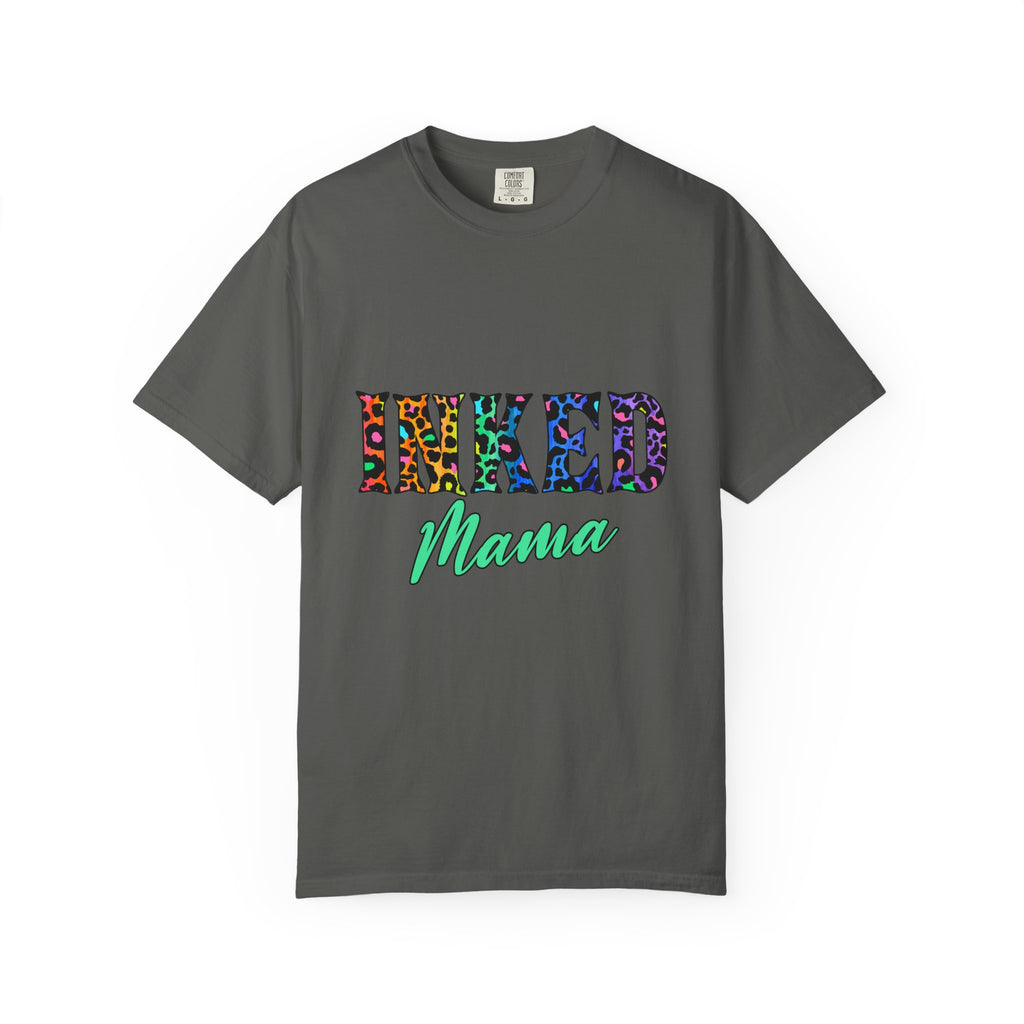 Inked Mama T-Shirt — Colorful Tattoo Script Tee for Moms