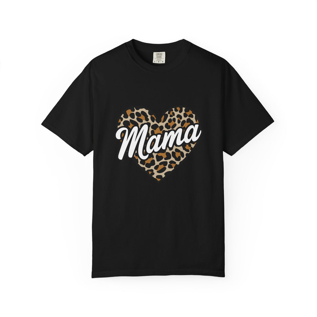 Mama Leopard Heart T-Shirt