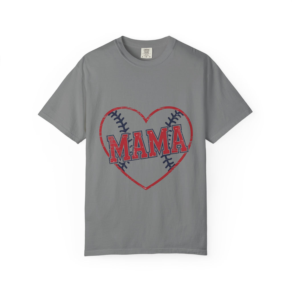 Mama Baseball Heart T-Shirt — Mom Softball Mom Tee