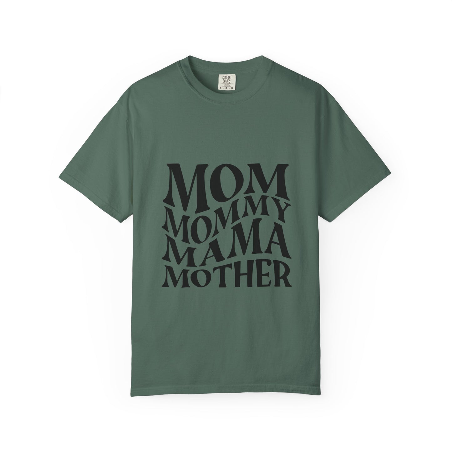 Mom Mommy Mama Mother T-Shirt — Feminine Typography Tee for Mother's Day & Everyday