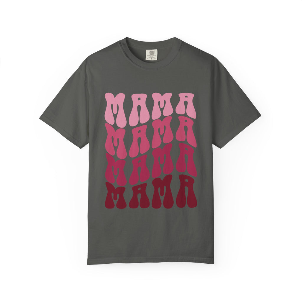 Mama Retro Stack T-Shirt — Vintage Psychedelic Mother's Day Tee