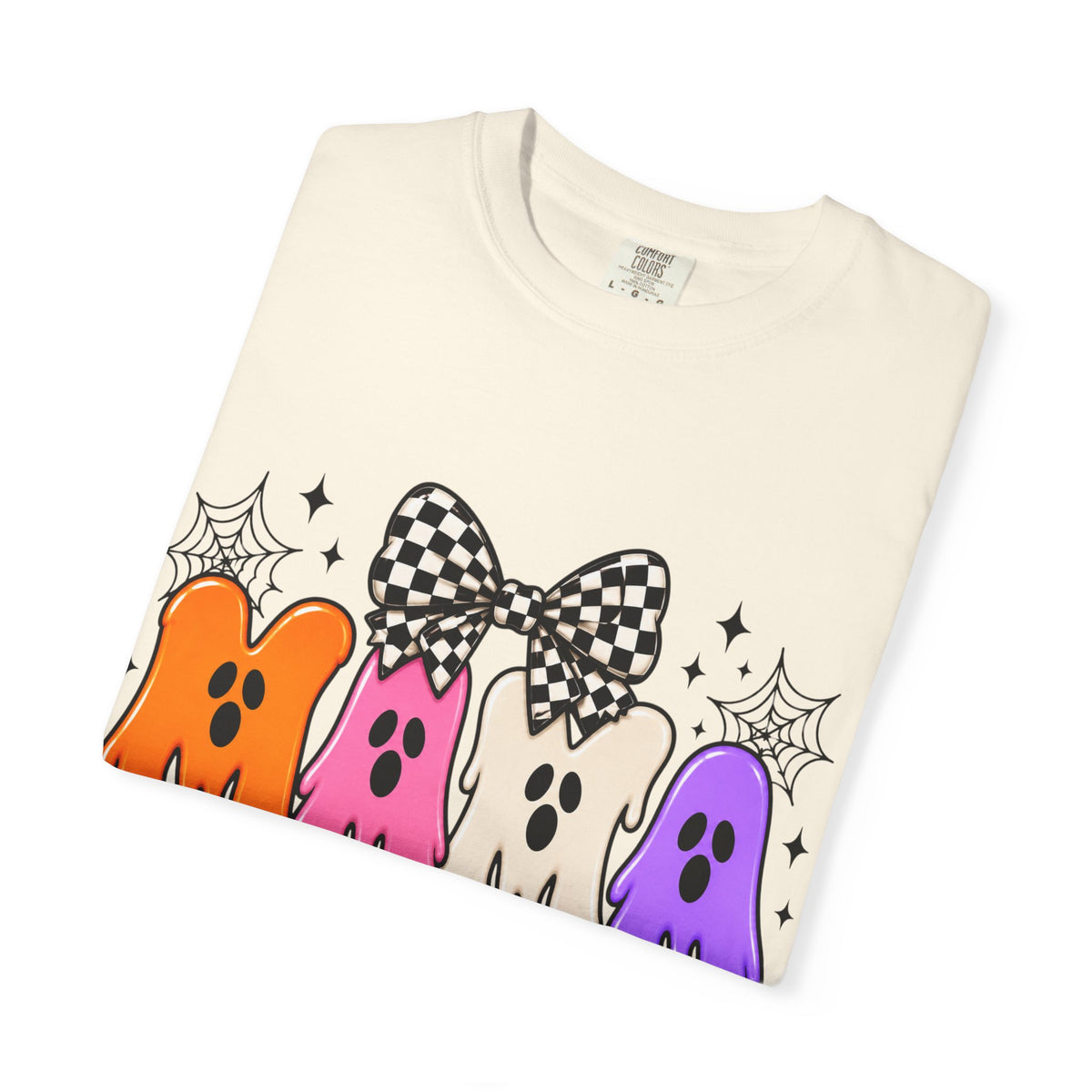 Mama Ghosts Halloween T-Shirt — Cute Spooky Mom Tee with Pumpkins