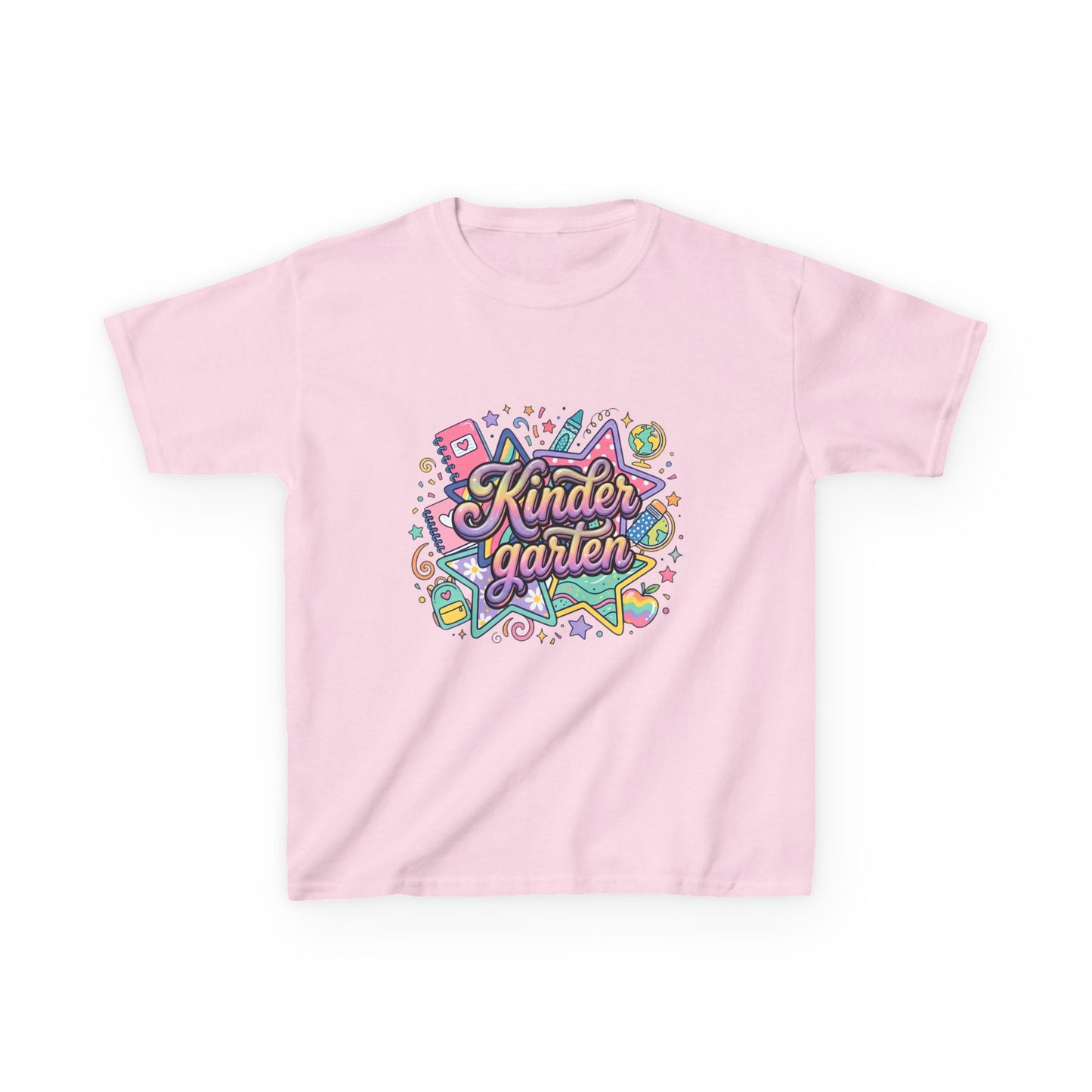 Kindergarten Kids T-Shirt — Colorful Back-to-School Design