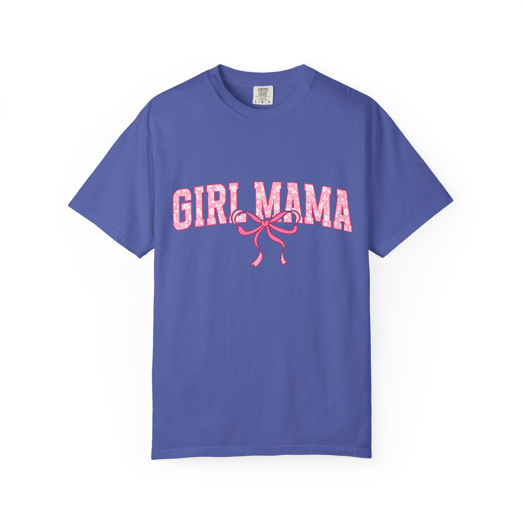 Girl Mama T-Shirt — Pink Ribbon Graphic Tee for New & Expecting Moms