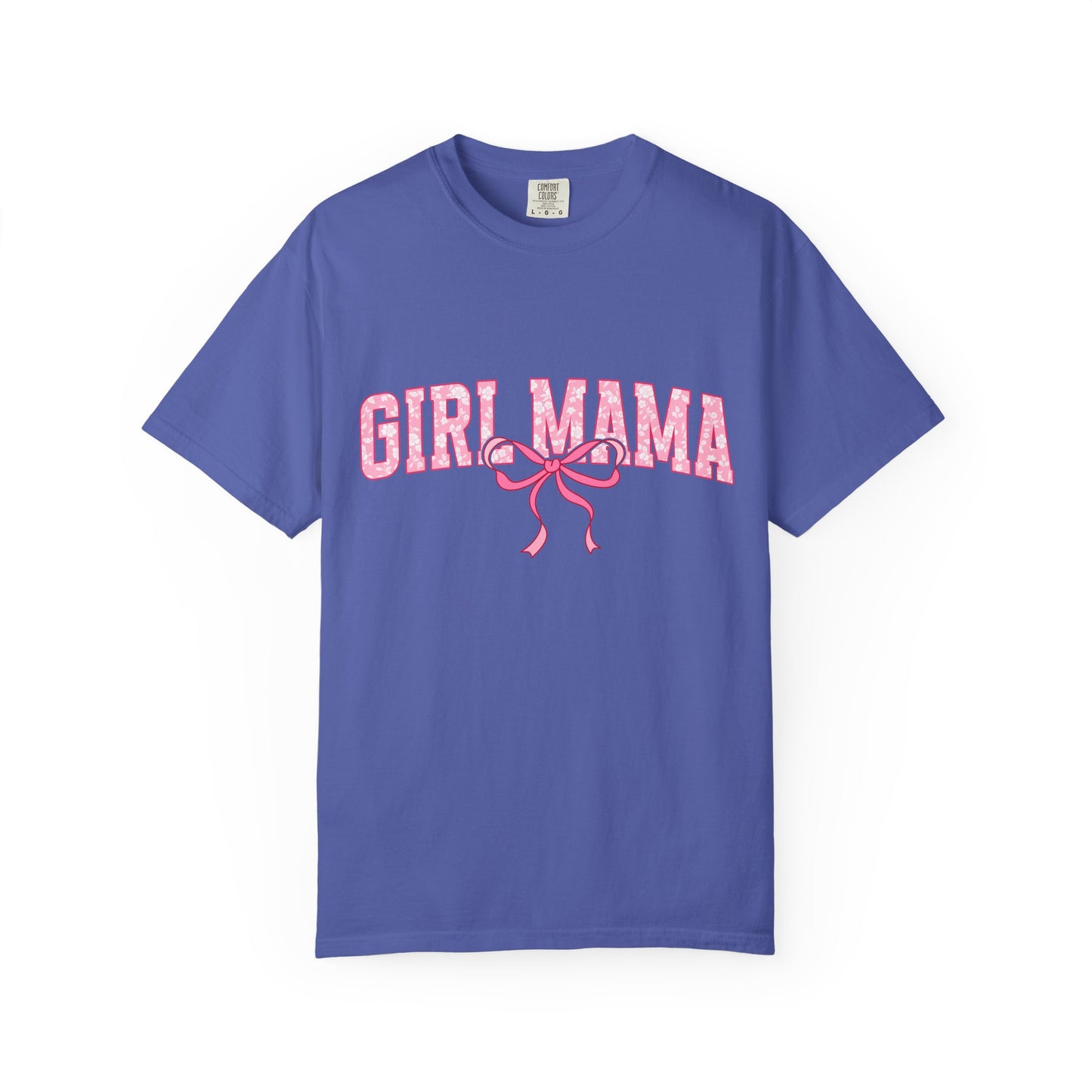 Girl Mama T-Shirt — Pink Ribbon Graphic Tee for New & Expecting Moms