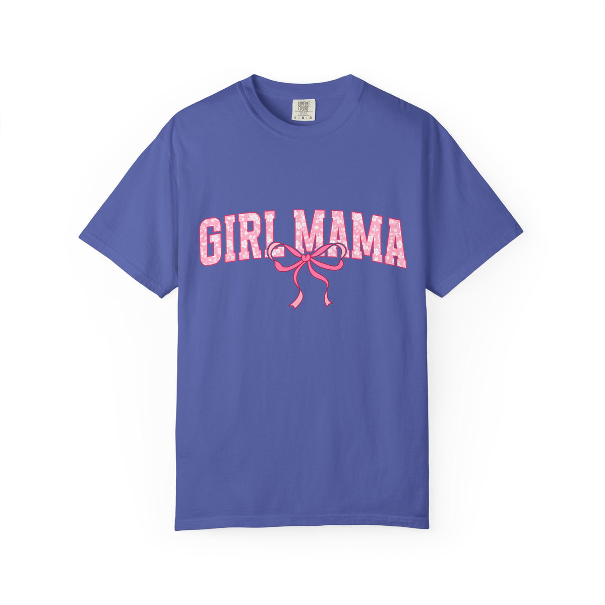 Girl Mama T-Shirt — Pink Ribbon Graphic Tee for New & Expecting Moms