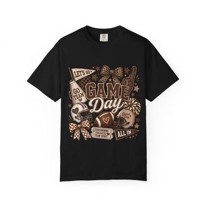 Game Day Cheer T-Shirt — Football & Cheerleader Spirit Tee
