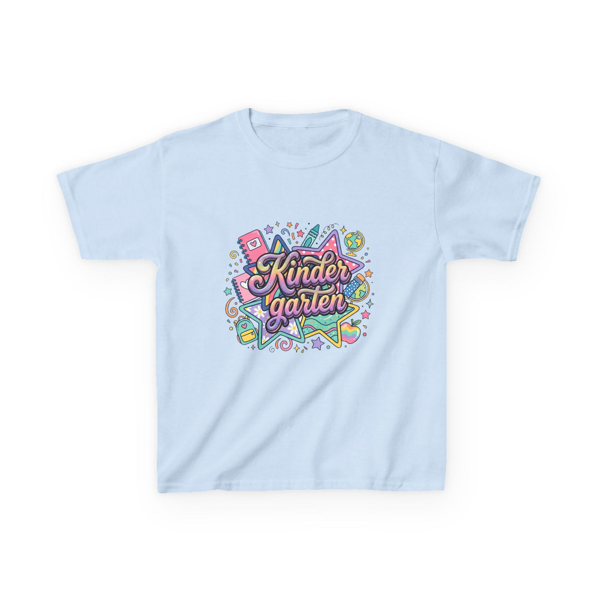 Kindergarten Kids T-Shirt — Colorful Back-to-School Design