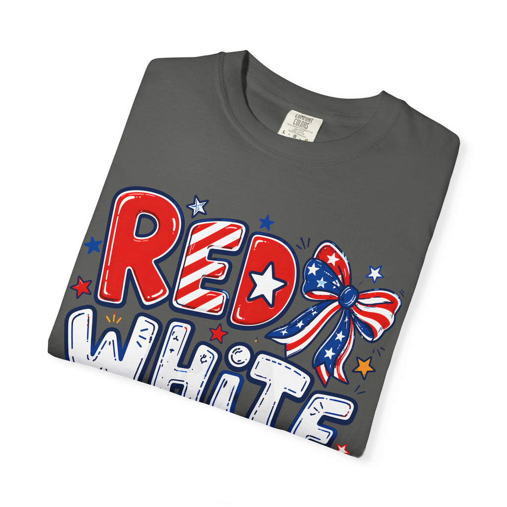 Red White & 250 Patriotic T-Shirt — 4th of July Celebration Tee