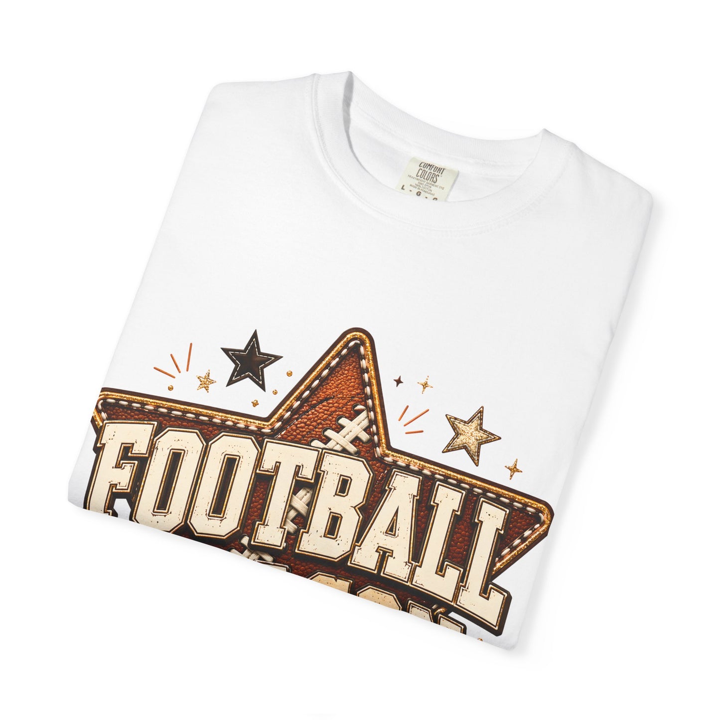 Football Season T‑Shirt — Retro Star Helmet Game Day Tee