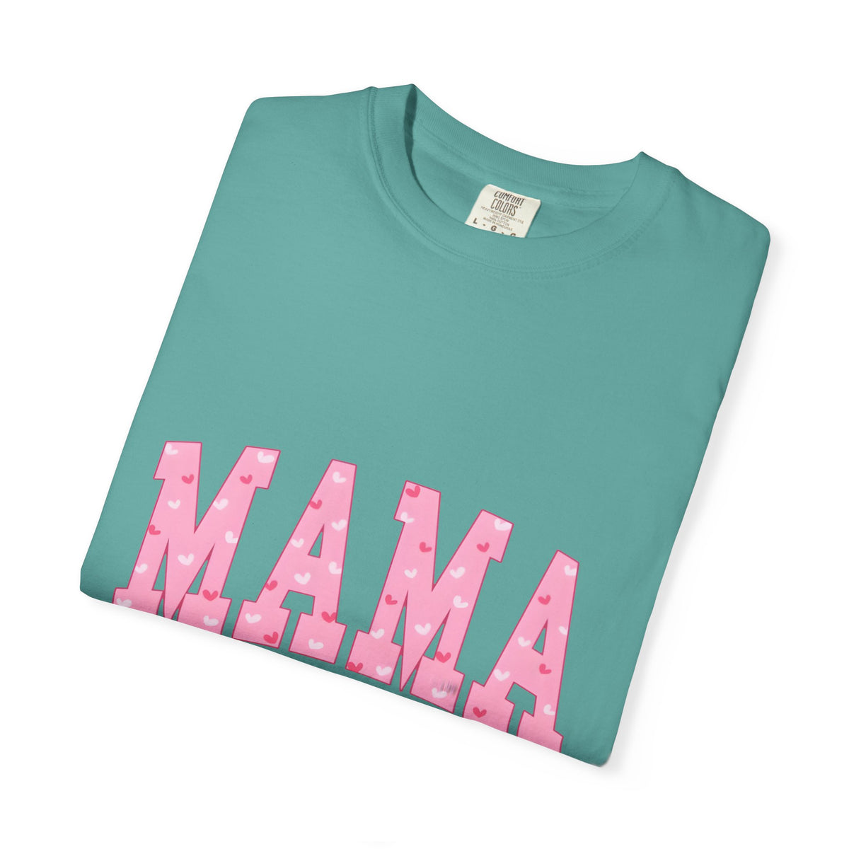 Mama Pink Polka Dot T‑Shirt — Cute Mama Tee with Bow
