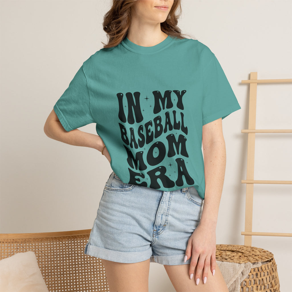 Baseball Mom T-Shirt - "In My Baseball Mom Era" Vintage Graphic Tee