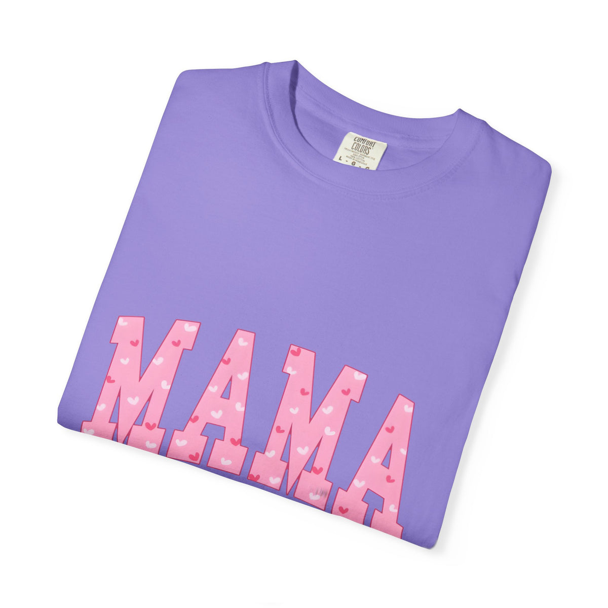 Mama Pink Polka Dot T‑Shirt — Cute Mama Tee with Bow