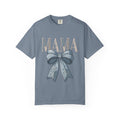 Mama Bow T-Shirt — Vintage Floral Ribbon Mother’s Day Tee