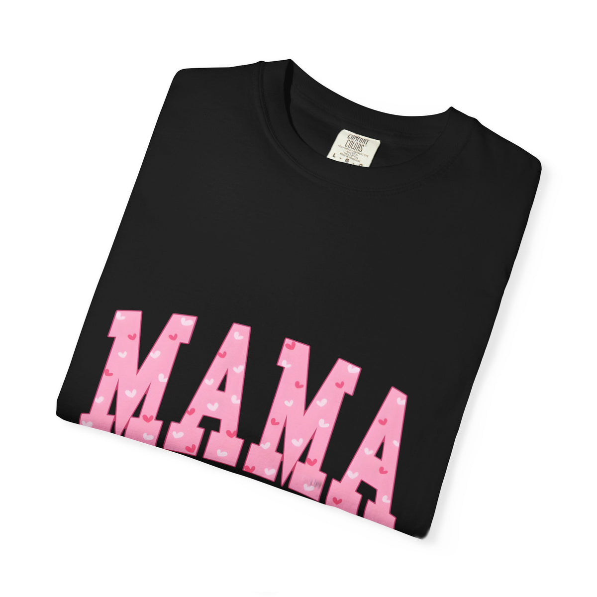 Mama Pink Polka Dot T‑Shirt — Cute Mama Tee with Bow