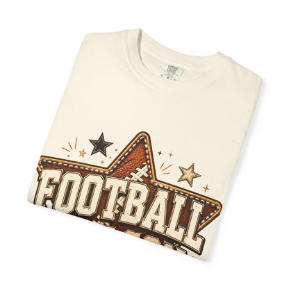 Football Season T‑Shirt — Retro Star Helmet Game Day Tee