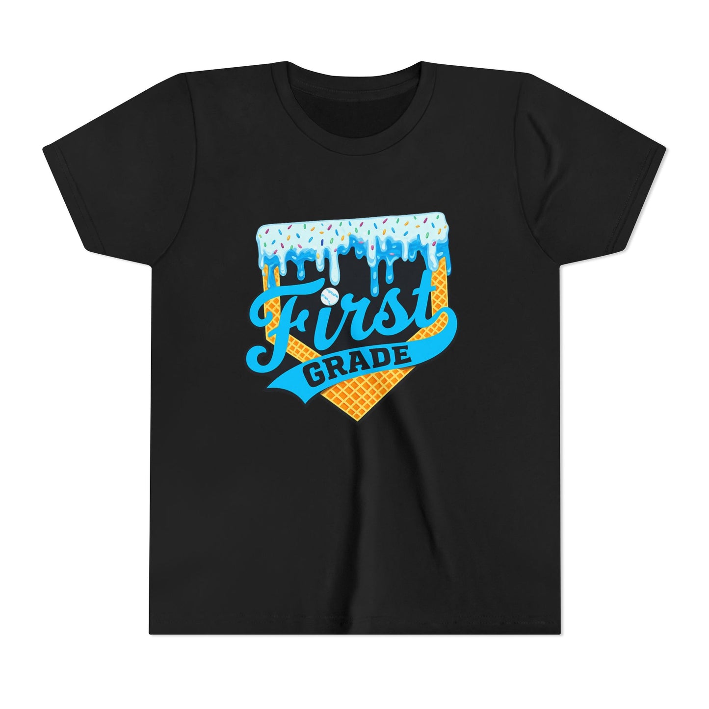 First Grade Youth Tee - Ice Cream Cone Back to School Shirt