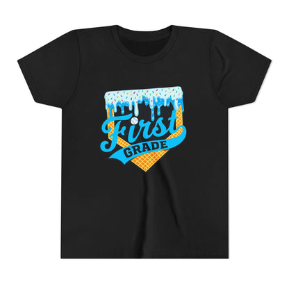 First Grade Youth Tee - Ice Cream Cone Back to School Shirt