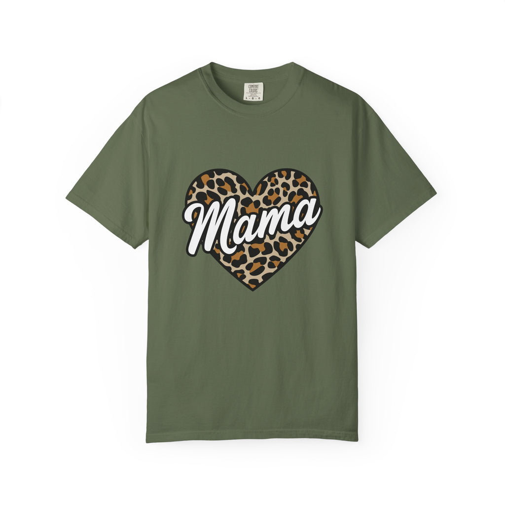 Mama Leopard Heart T-Shirt