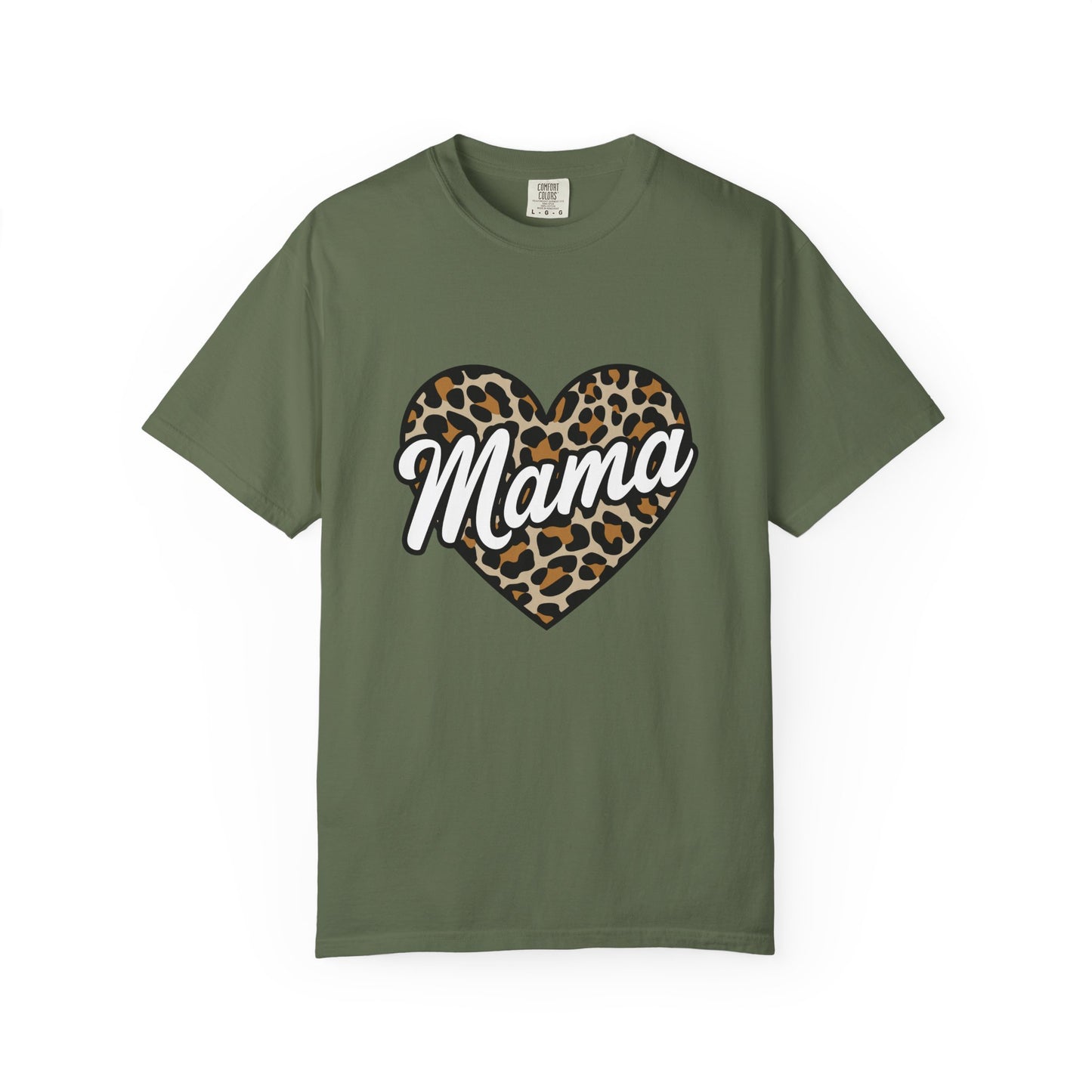 Mama Leopard Heart T-Shirt