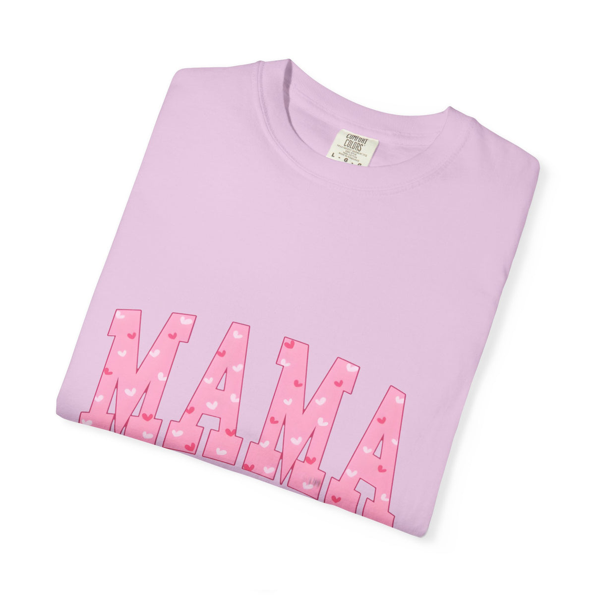 Mama Pink Polka Dot T‑Shirt — Cute Mama Tee with Bow
