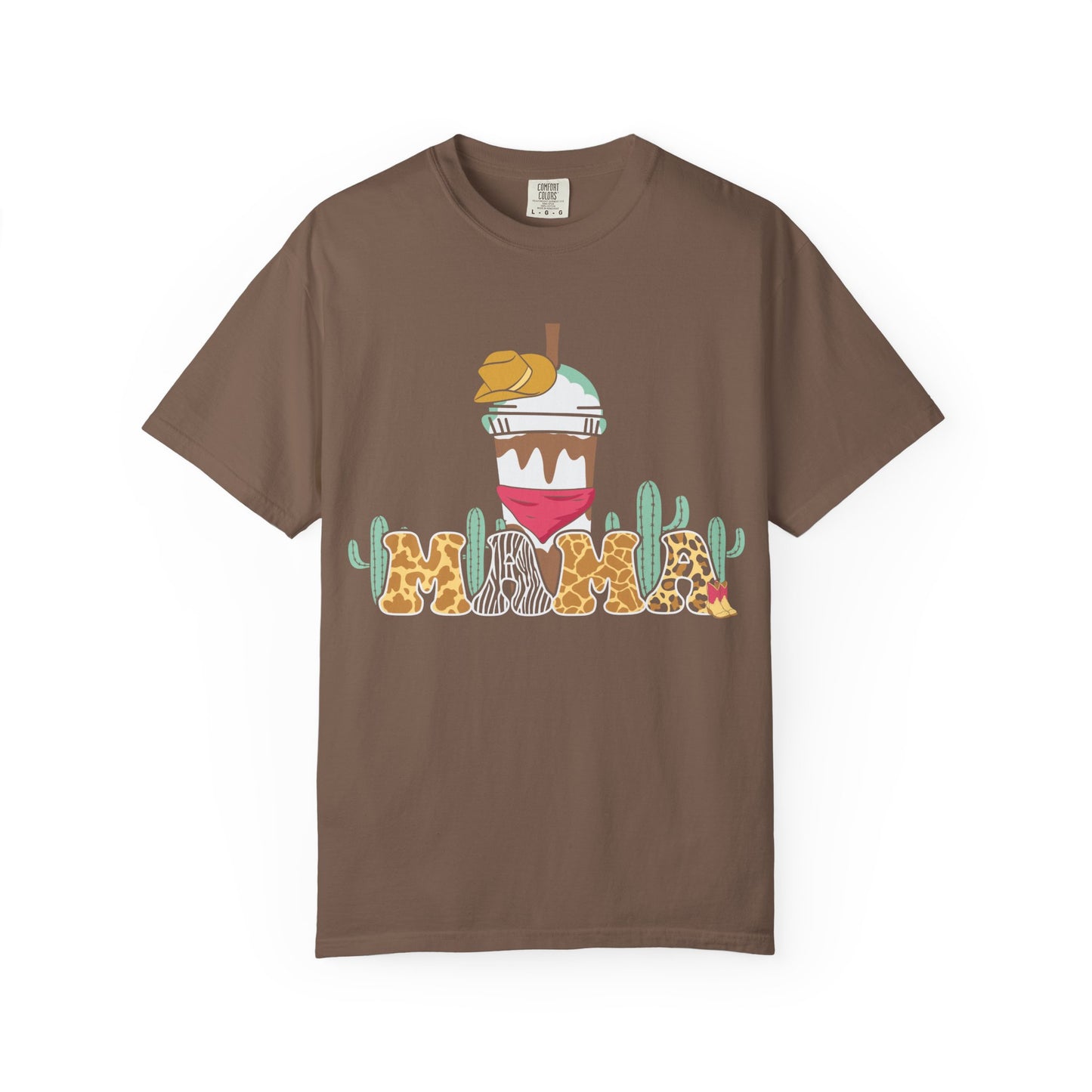Desert Boba T-Shirt — Cute Bubble Tea with Cacti Graphic Tee