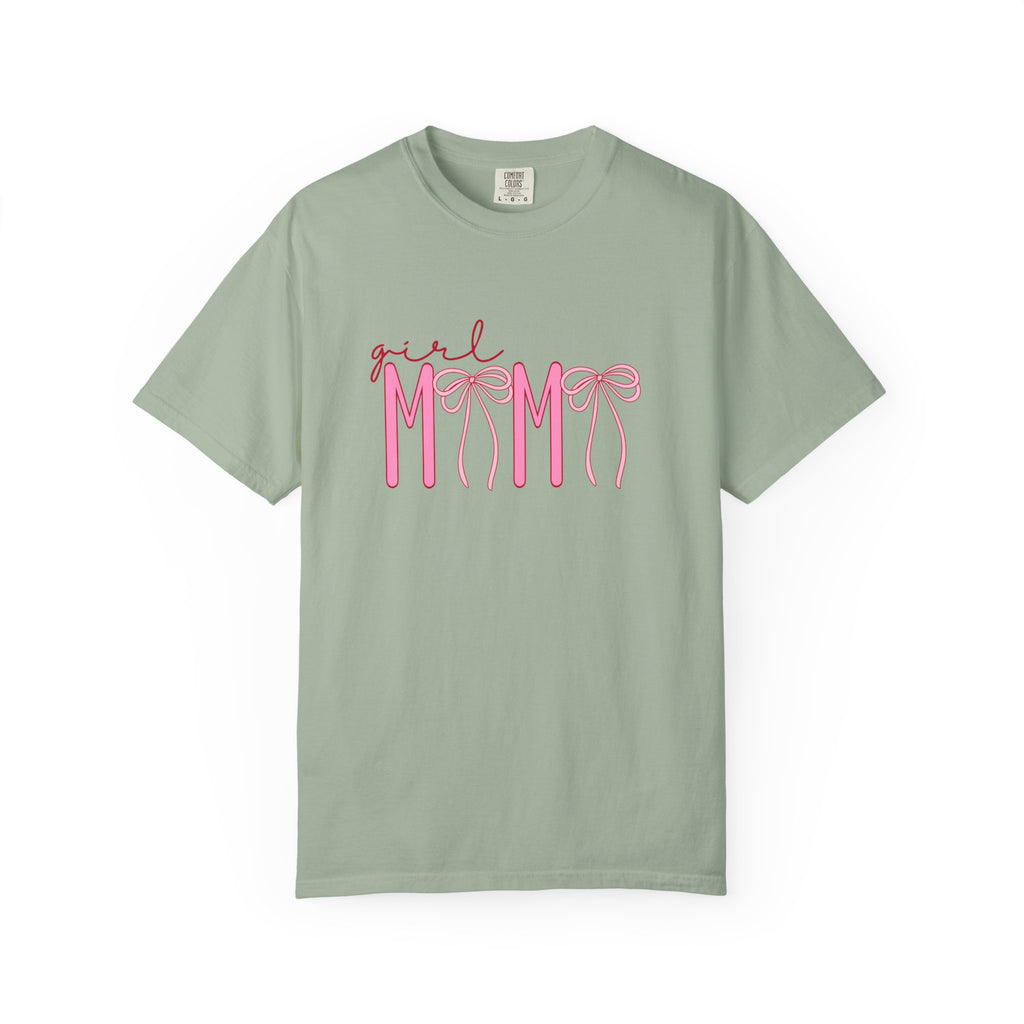 Girl Mom Tee — Pink Ribbon Script Mother's Day T-Shirt