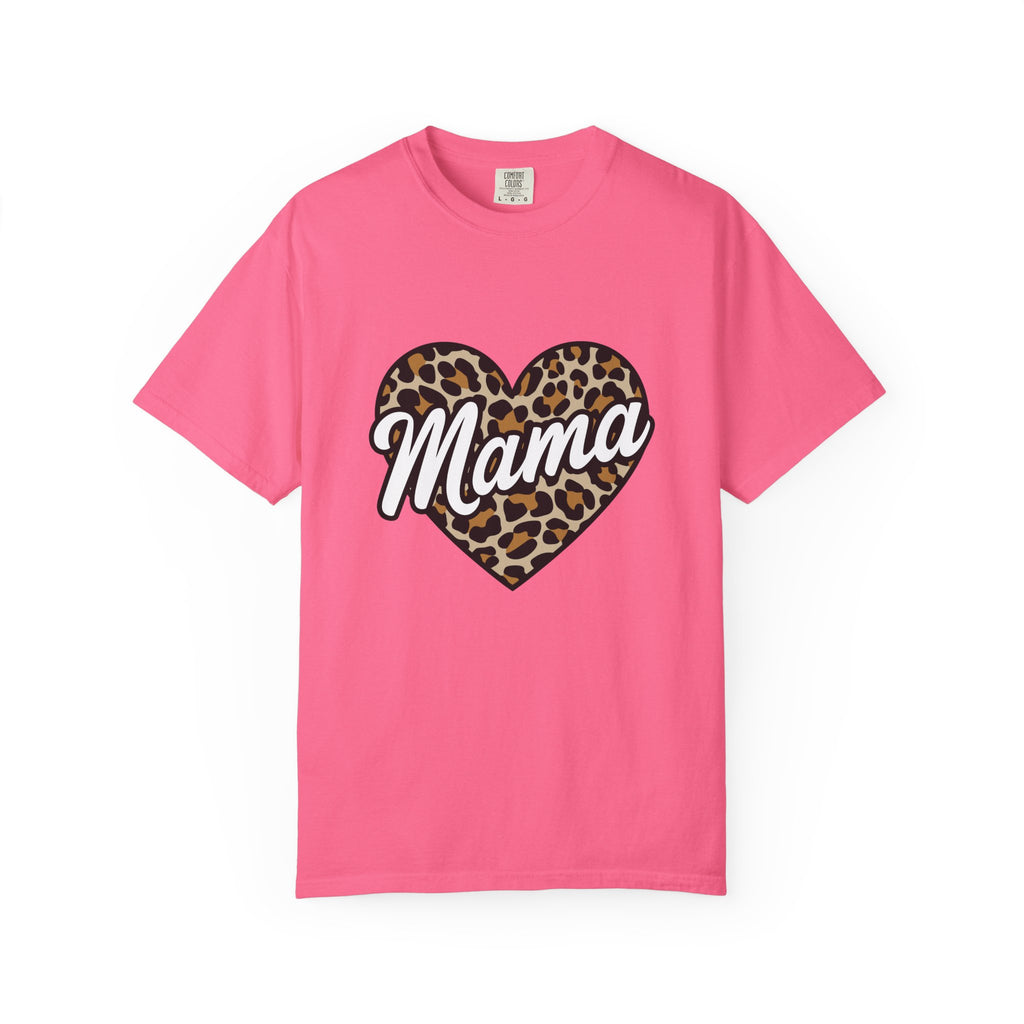 Mama Leopard Heart T-Shirt