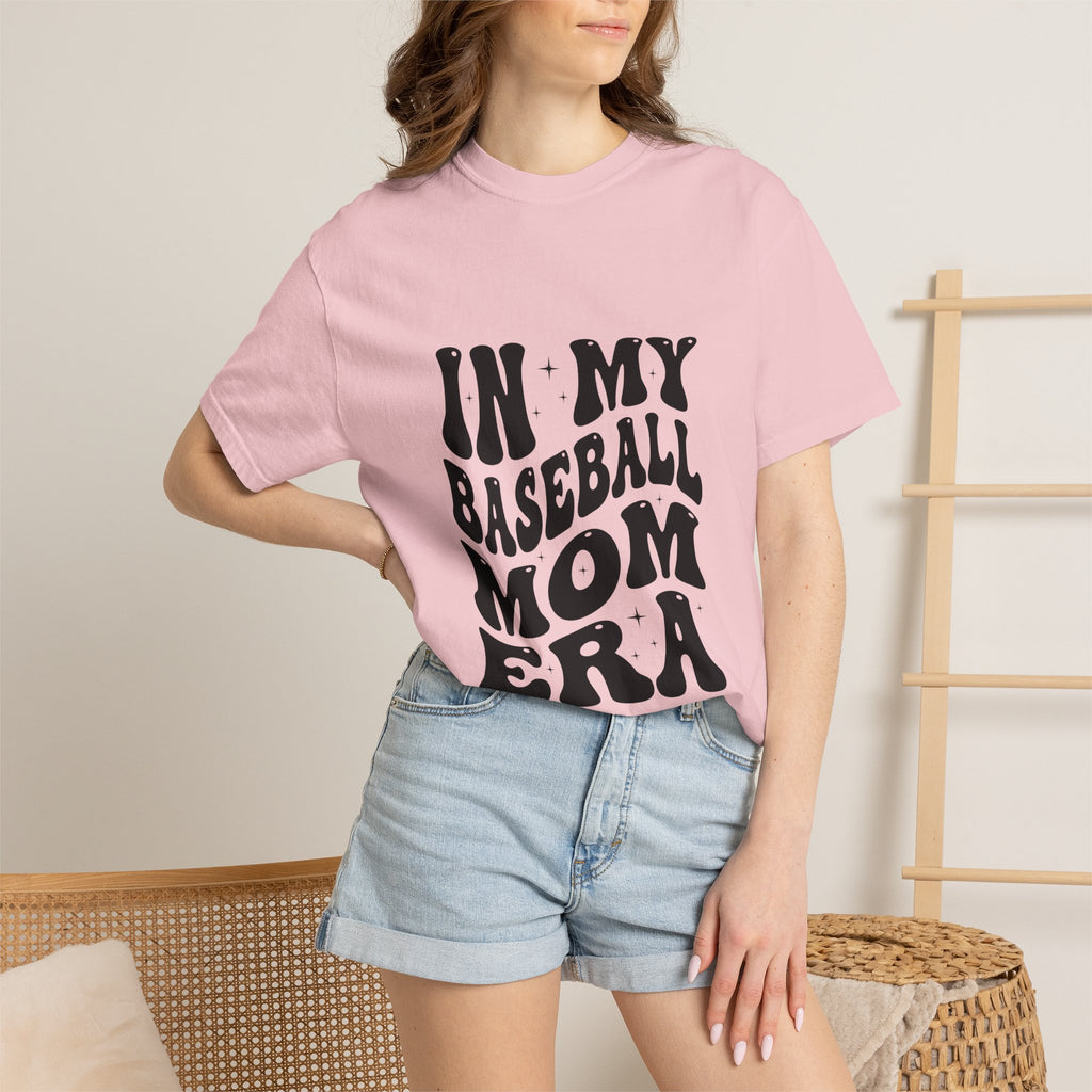 Baseball Mom T-Shirt - "In My Baseball Mom Era" Vintage Graphic Tee