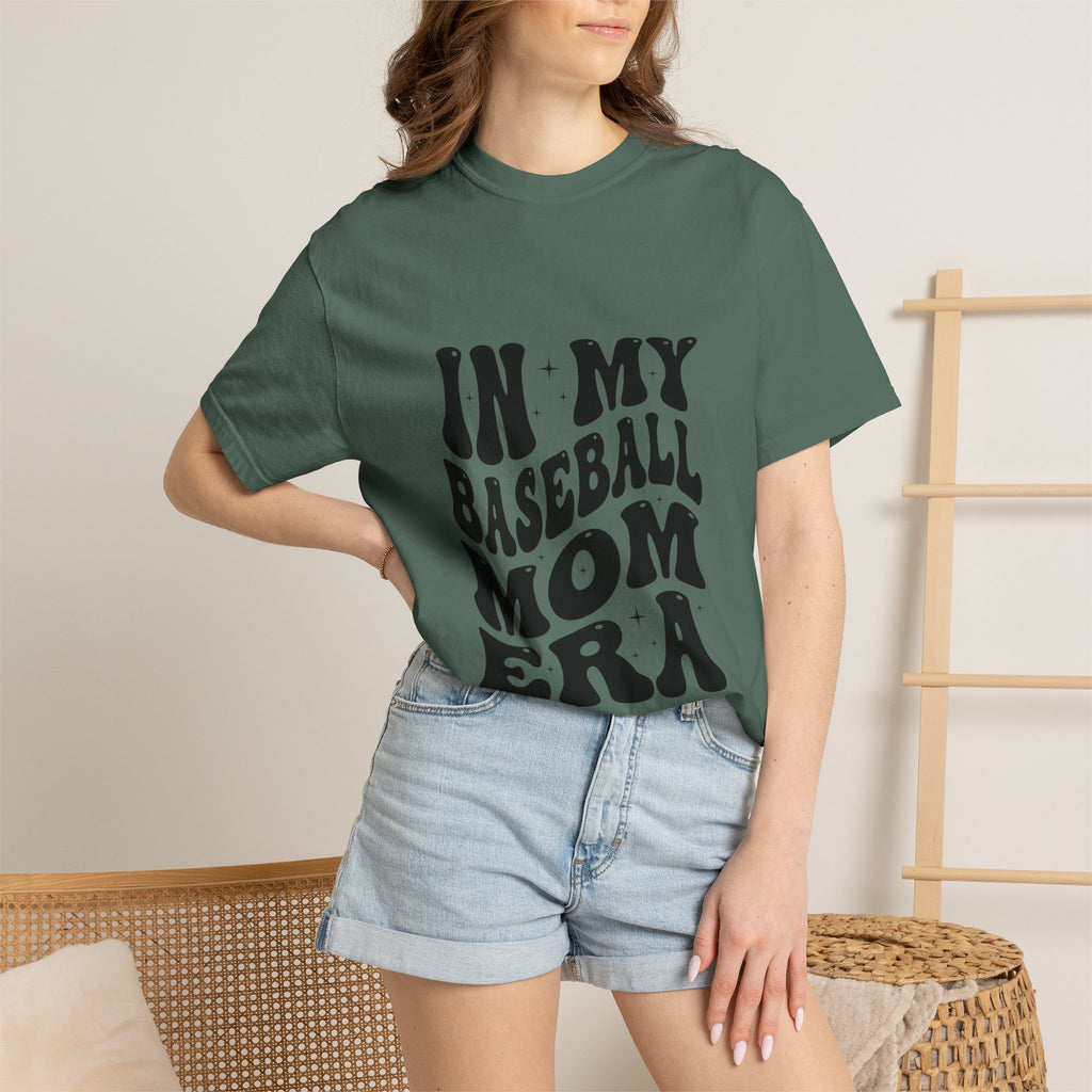 Baseball Mom T-Shirt - "In My Baseball Mom Era" Vintage Graphic Tee
