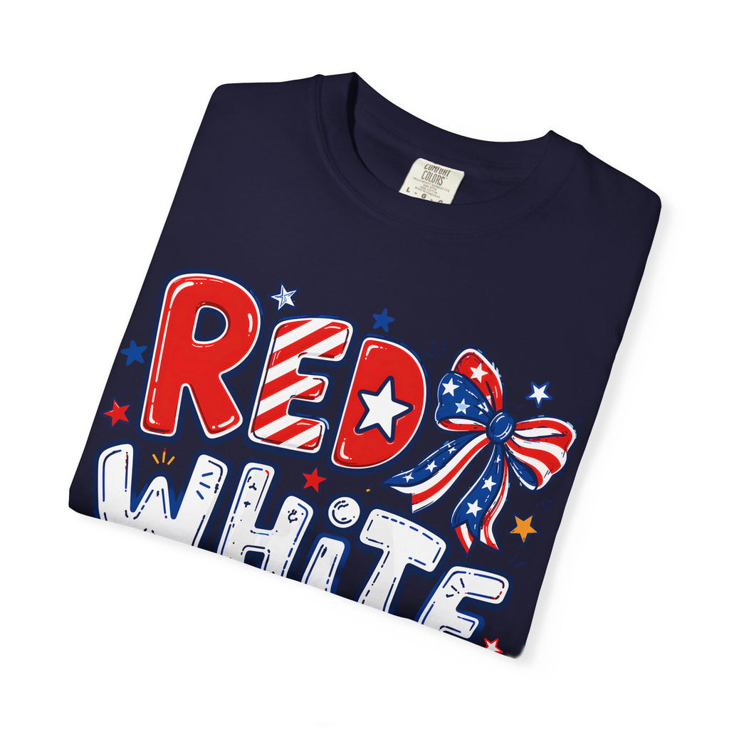 Red White & 250 Patriotic T-Shirt — 4th of July Celebration Tee