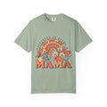 Mama Retro Rainbow Floral T-Shirt — "Happiness Is Being a Mama" Mother's Day Gift
