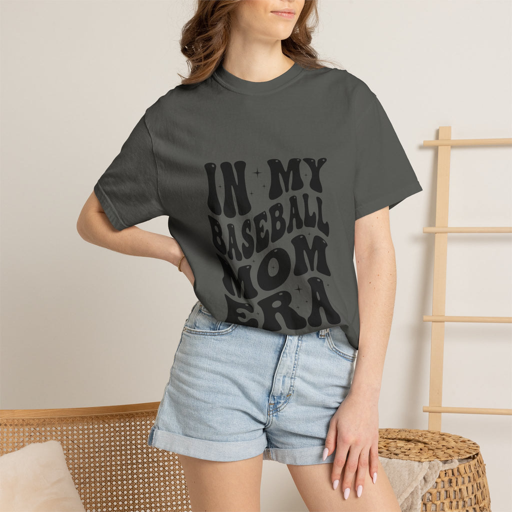 Baseball Mom T-Shirt - "In My Baseball Mom Era" Vintage Graphic Tee