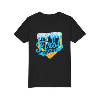 First Grade Youth Tee - Ice Cream Cone Back to School Shirt