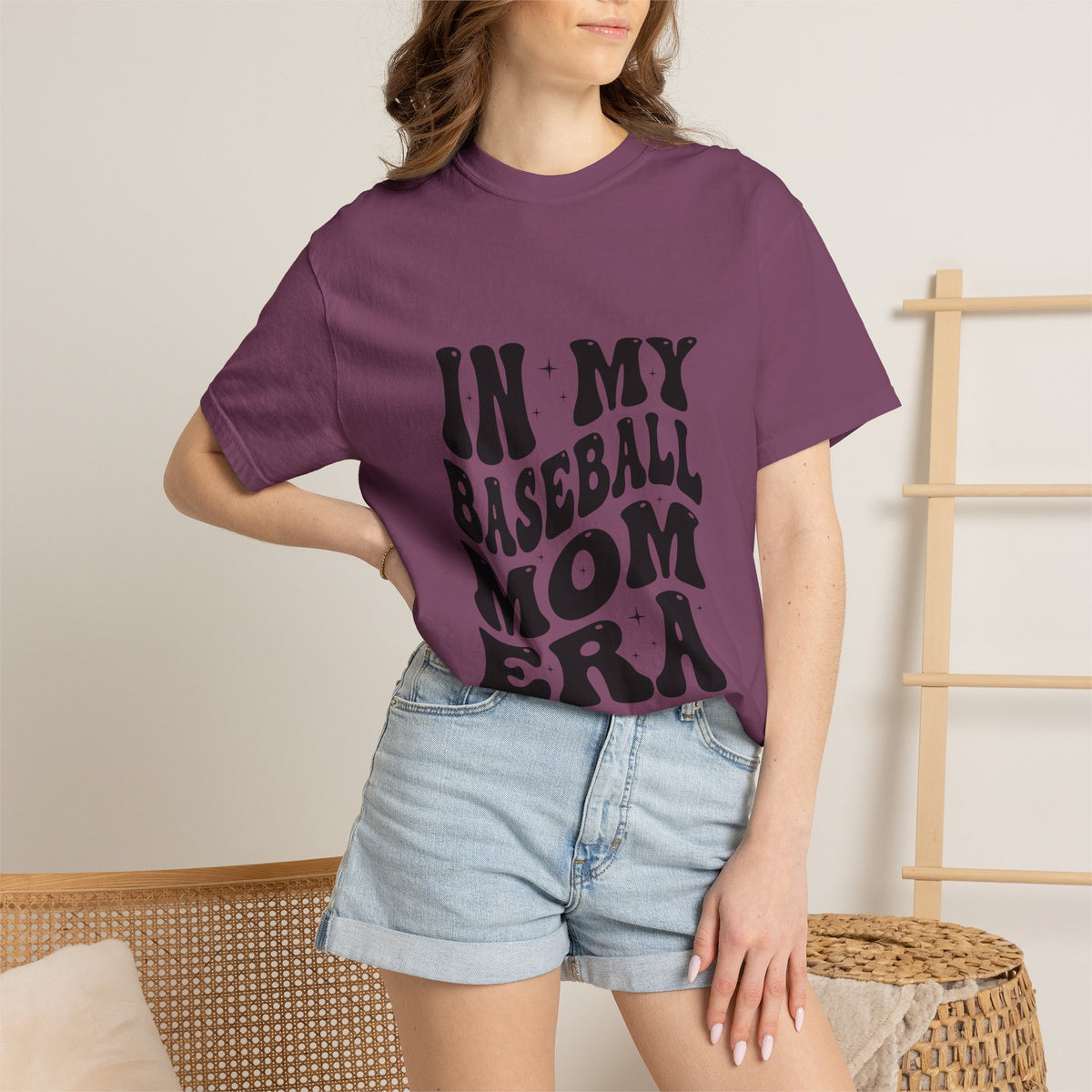 Baseball Mom T-Shirt - "In My Baseball Mom Era" Vintage Graphic Tee