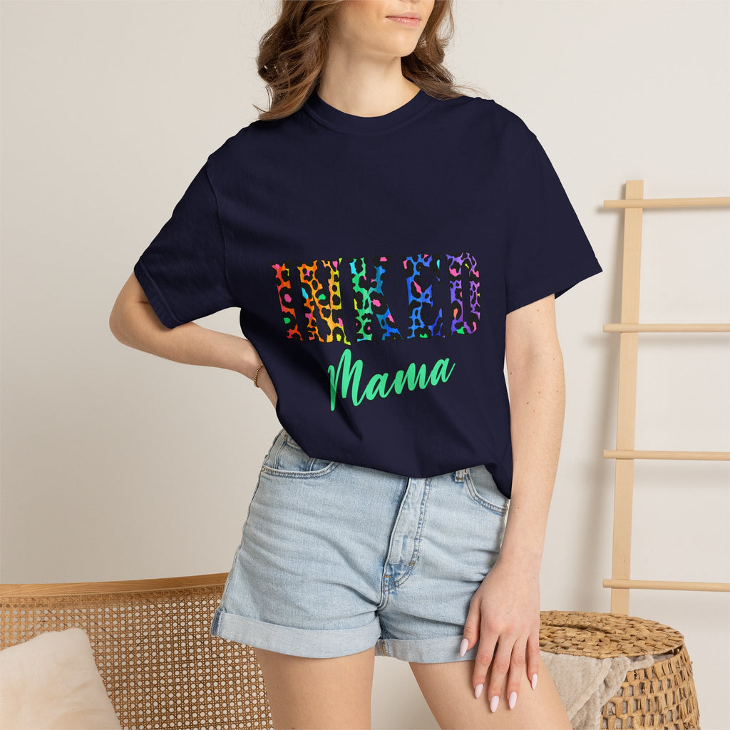 Inked Mama T-Shirt — Colorful Tattoo Script Tee for Moms