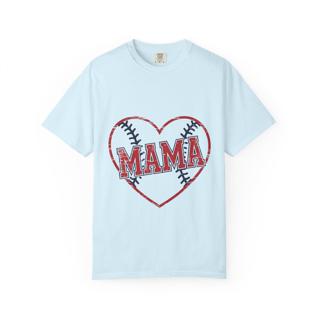 Mama Baseball Heart T-Shirt — Mom Softball Mom Tee