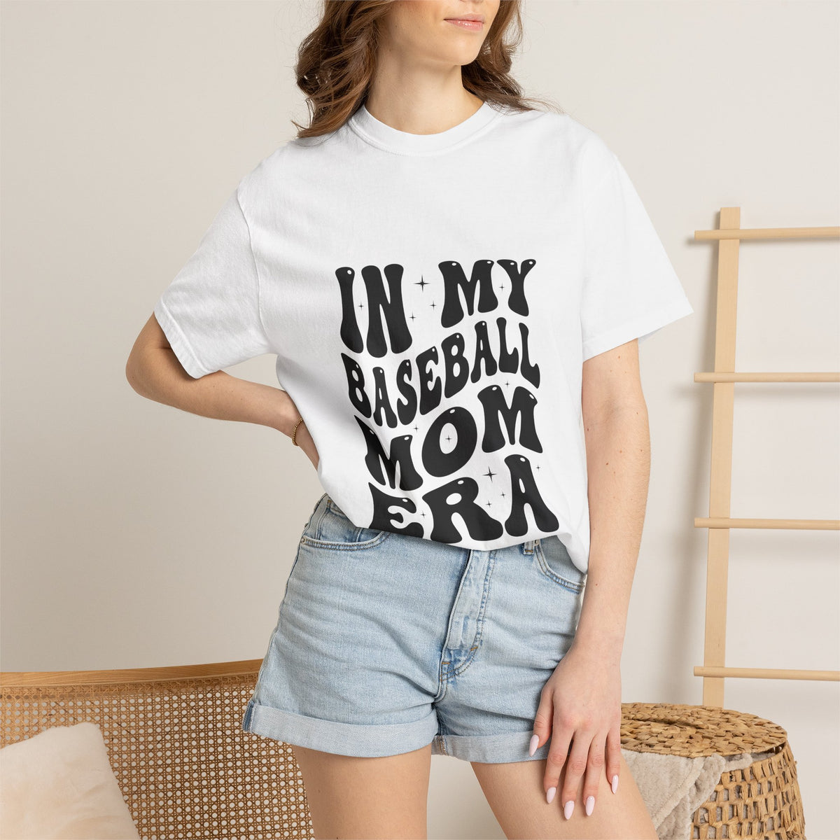 Baseball Mom T-Shirt - "In My Baseball Mom Era" Vintage Graphic Tee