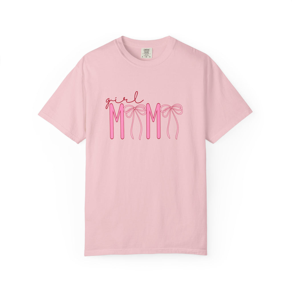 Girl Mom Tee — Pink Ribbon Script Mother's Day T-Shirt