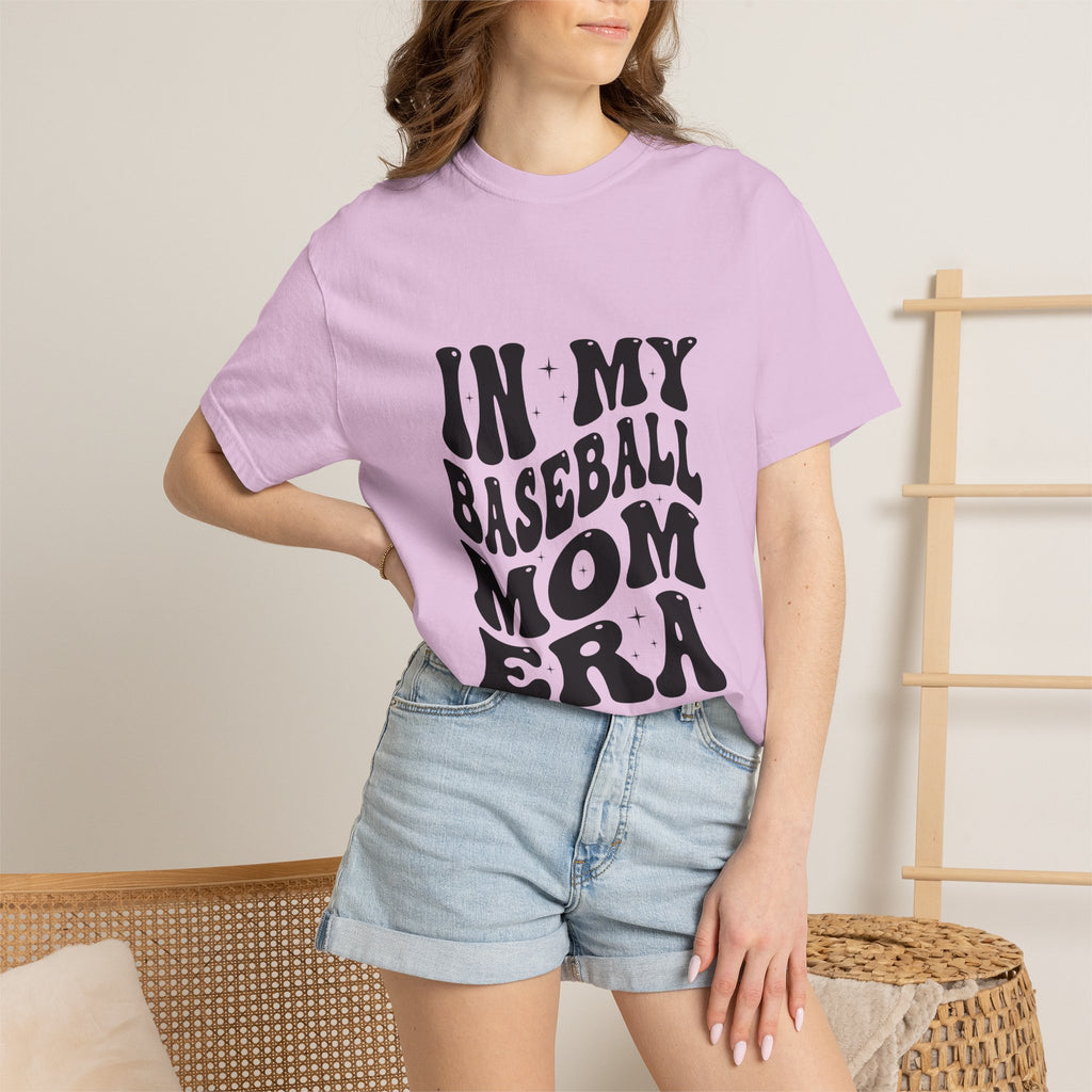 Baseball Mom T-Shirt - "In My Baseball Mom Era" Vintage Graphic Tee
