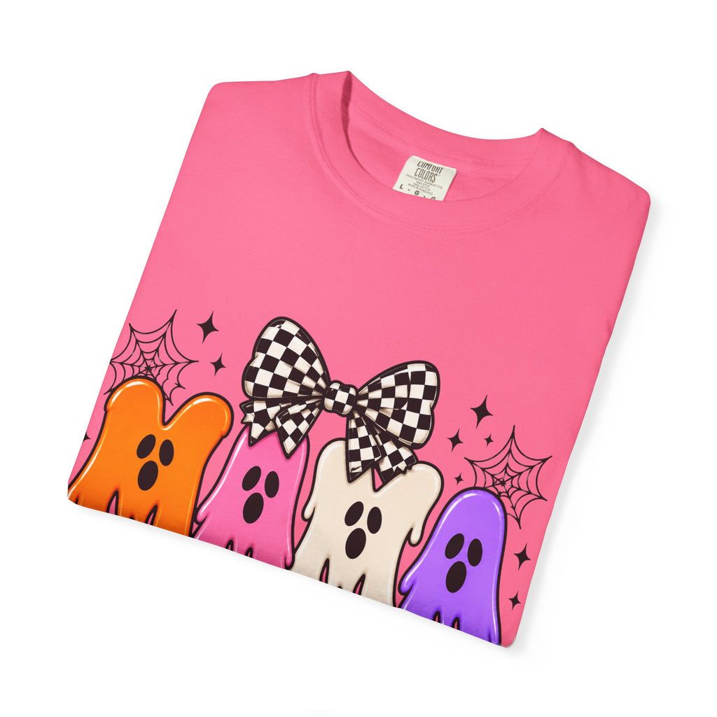 Mama Ghosts Halloween T-Shirt — Cute Spooky Mom Tee with Pumpkins