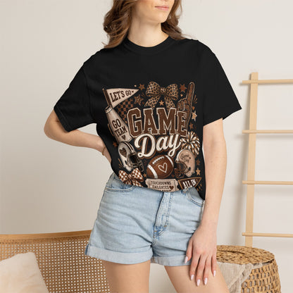 Game Day Cheer T-Shirt — Football & Cheerleader Spirit Tee