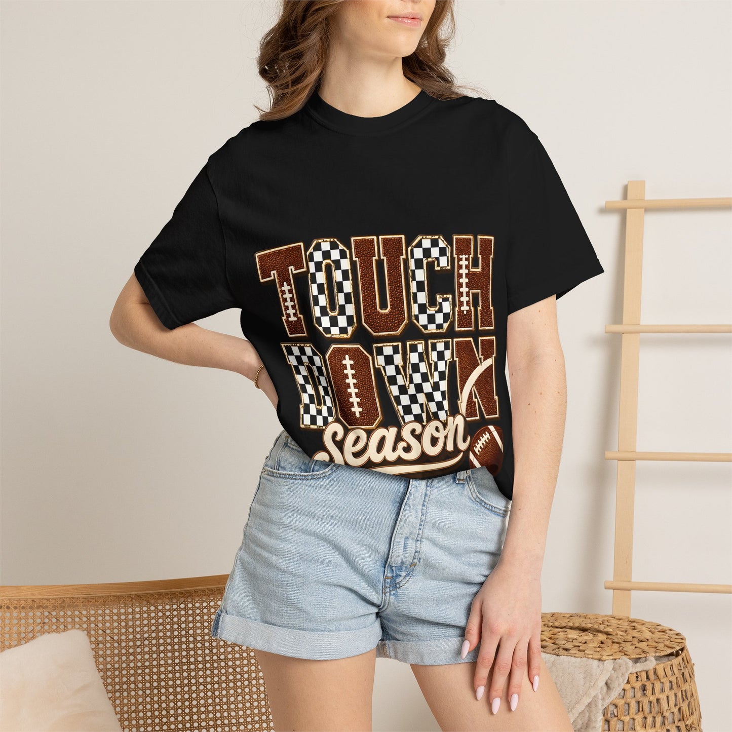 Touchdown Season T-Shirt — Retro Football Graphic Tee