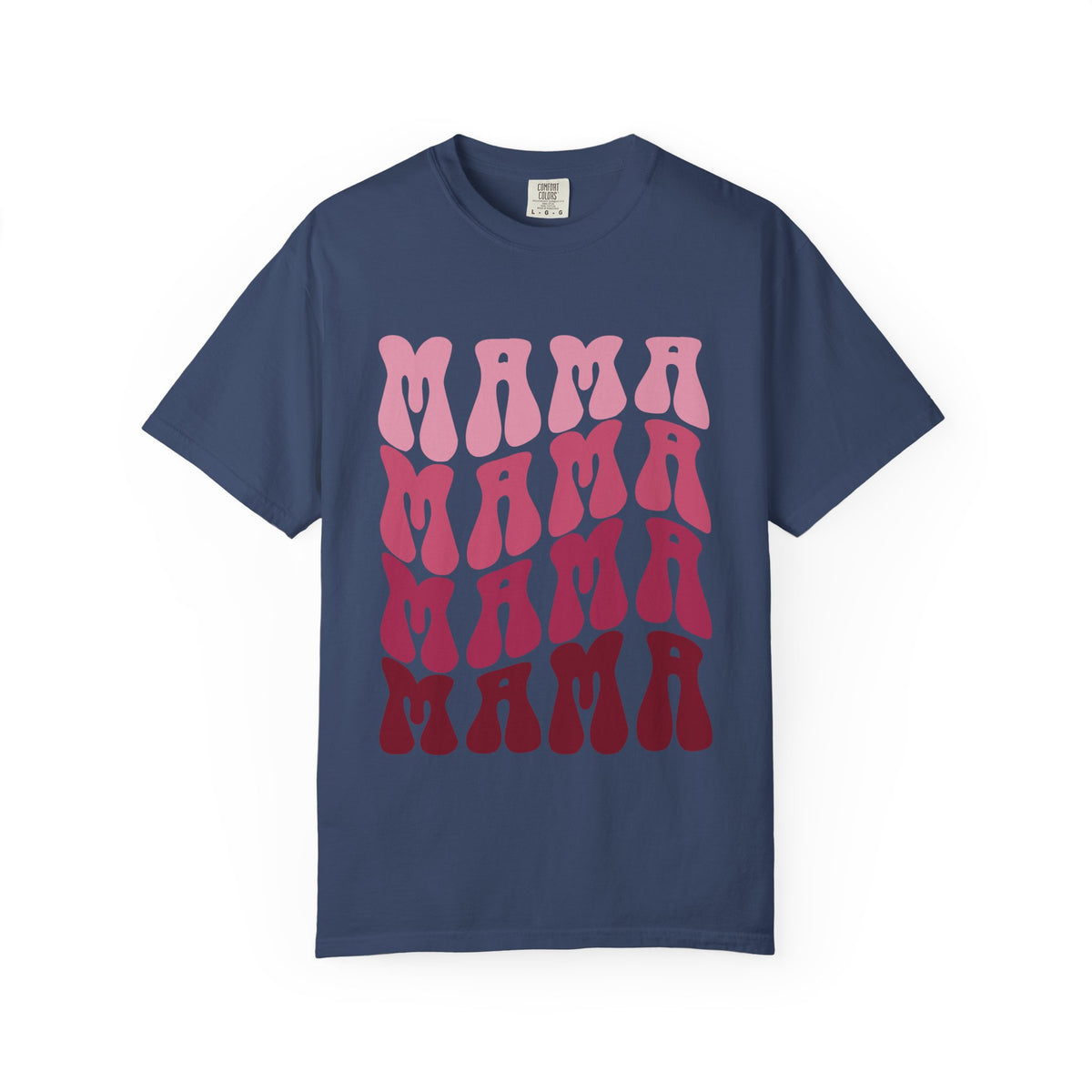 Mama Retro Stack T-Shirt — Vintage Psychedelic Mother's Day Tee