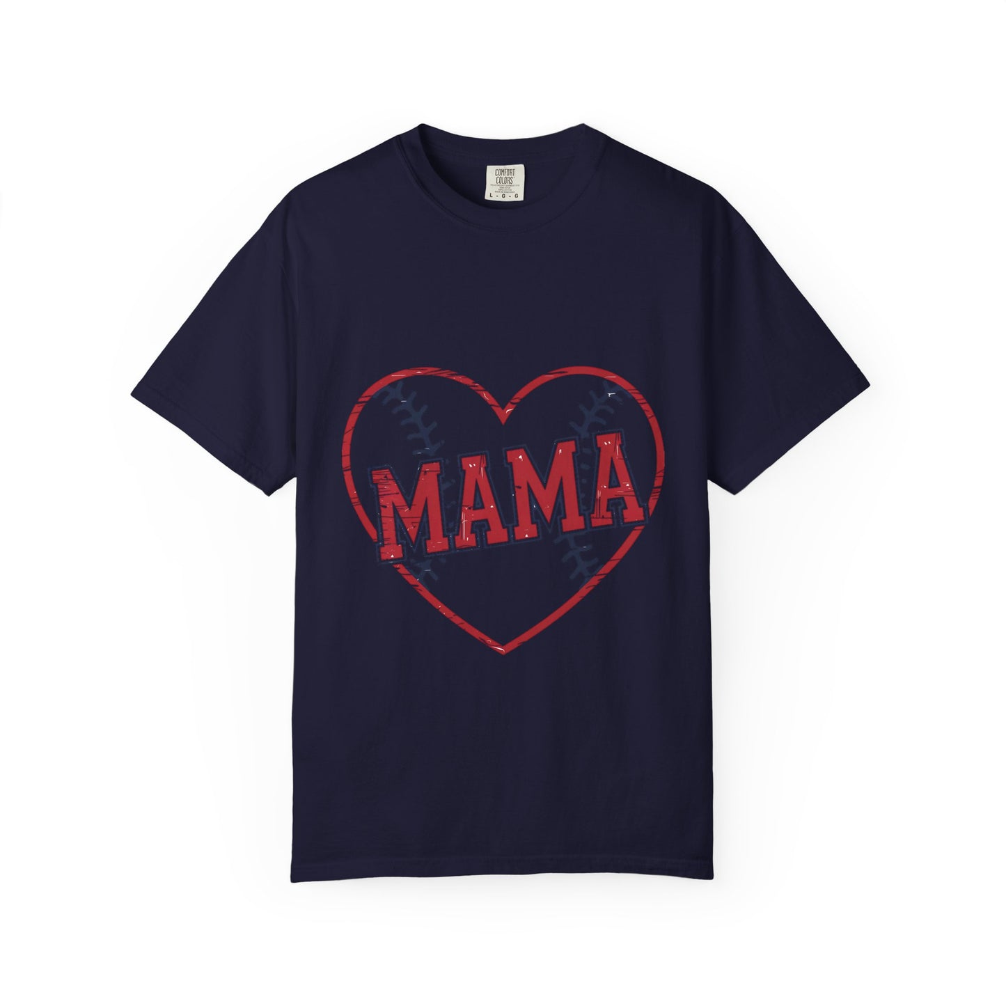 Mama Baseball Heart T-Shirt — Mom Softball Mom Tee