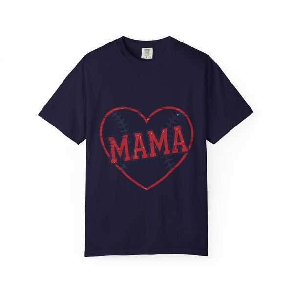 Mama Baseball Heart T-Shirt — Mom Softball Mom Tee