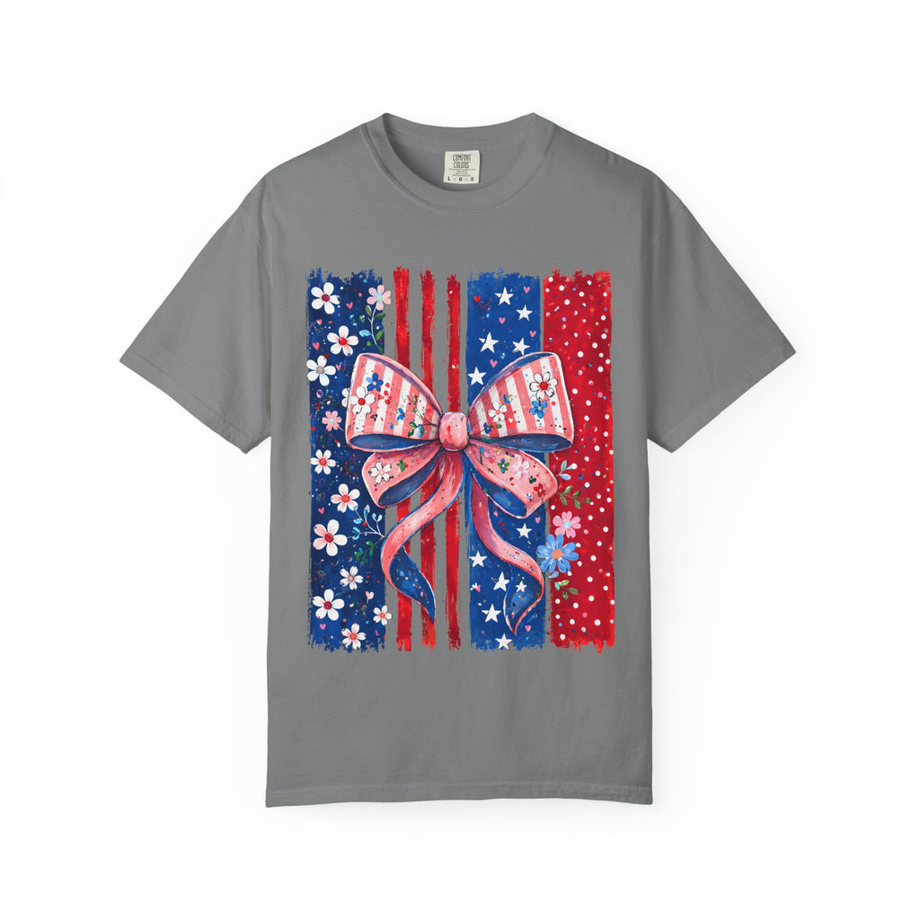 Red White & 250 Patriotic T-Shirt — 4th of July Celebration Tee